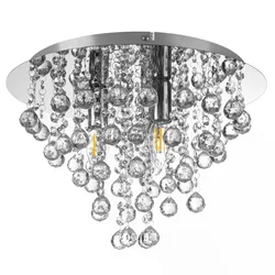 Globo 63040306X - Plafonska svetiljka LONDON 3xE14/40W/230V, prečnik 38 cm, sjajni hrom