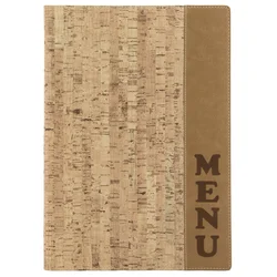 Securit Jedilna mapa Securit DESIGN CORK, DIN A4, bež, (21652732)