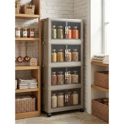 Lavine 127 - Beige Light Blue Multi Purpose Cabinet