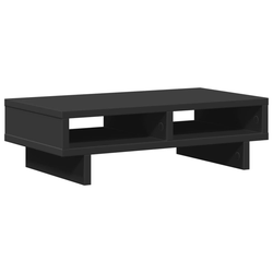 Stalak za monitor crni 50 x 27 x 15 cm od konstruiranog drva