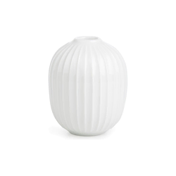 Bel porcelanast svečnik Kähler Design Hammershoi, višina 10 cm