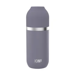 Vacuum flask, with cup, stainless steel, 700ml, Luma, Purple - Ion8