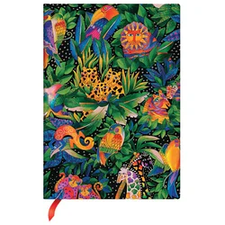 NOTES 13X18CM-MIDI CRTE  88L BEZ ZATVARANJA JUNGLE SONG FLEXIS PAPERBLANKS FB7266-9