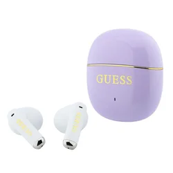 GUESS Bluetooth slusalice TWS Glossy Gold Line Classic ljubiste (GUTWSG3HGECU)
