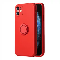 Vennus Silikonska futrola s prstenom za Samsung Galaxy S9 Plus - Crvena KP18145