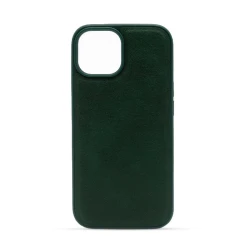 LEATHER CASE Maska za telefon za Iphone 15, Zelena