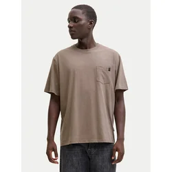 JACK & JONES Majica JJEdover rjava
