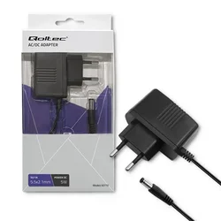 Qoltec vtični napajalnik 5W | 5V | 1A | 5,5*2,1