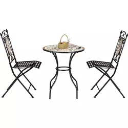 BALKONSKI SET višebojna, crna