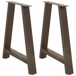 Noge za blagovaonski stol A-oblika 2 kom 70 x (72-73) cm Čelik