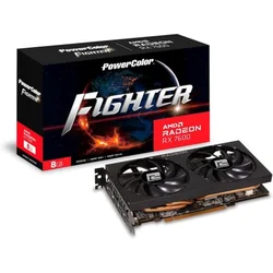 Power color rx 7600 8g-f/v2 fighter amd/8gb/gddr6/128bit/crna Svga pcie ( 25570 )
