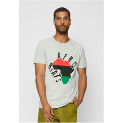 Afro Beats Tee Light Asphalt