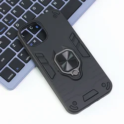 TERACELL Maska za telefon Cube Ring iPhone 14 crna