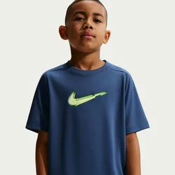 Nike B NK DF MULTI SS TOP BOLD GX, dječija majica za fitnes, plava IF2438