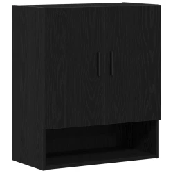 Kabinetski zidni Crni hrast 60 x 31 x 70 cm Konstruirano drvo