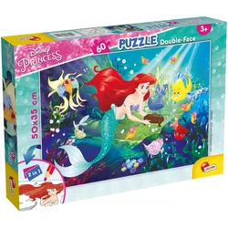Slagalica Lisciani 60pcs Disney Mala Sirena 2u1 slozi I oboji 74051