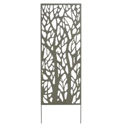 Nortene Dekorativni panel Tree 2012057, 0.6x1.5m, Sivi