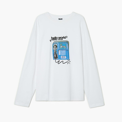 Cropp - Bela majica s printom - white