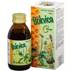 SINEFARM Sirup od bokvice sa timijanom, jagorčevinom C vitaminom 140 g