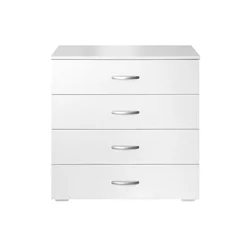L DECOR Komoda Merlin 4F, Bela