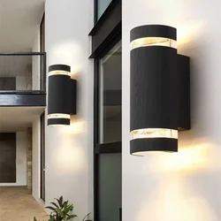Fasadna zidna lampa Crna