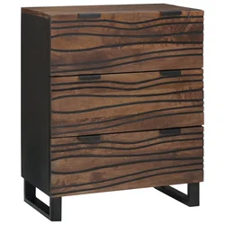 Kreveta s ladicama Smeđa 60 x 33.5 x 75 cm masivno drvo manga