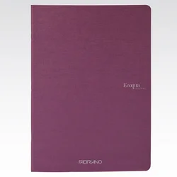 Sveska meki povez A4 linije 40L 90g EcoQua Fabriano 19210312 ljubičasta (vino) 1/5