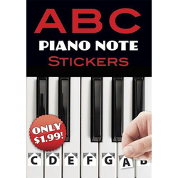 ABC PIANO NOTE STICKERS(NALEPKE)