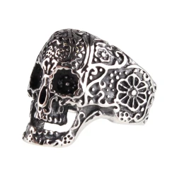 Prstan ETNOX - Ornament Skull - SR1160