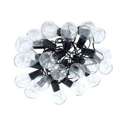 LED spoljni dekorativni lanac 20xLED/0,075W/230V 5,8 m IP44 crna