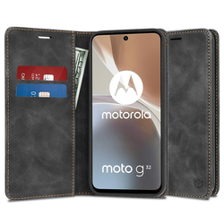 Techsuit Confy Cover preklopna futrola za Motorola Moto G32 – crna