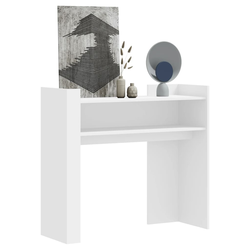 Konzolni stol bijeli 100 x 35 x 90 cm od konstruiranog drva