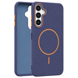 Leather Grip MagSafe maska za Samsung Galaxy A26 - Ljubičasta
