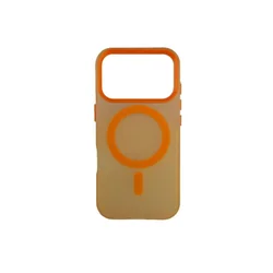 Silikonska futrola Magsafe FLURO COLOR Iphone 17 Pro Max NARANDŽASTA