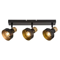 Rabalux Spot lampa Saskia, 3x15W, 3xE14, Crna