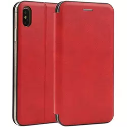 MCLF11-MOTOROLA E7 Plus Futrola Leather FLIP Red