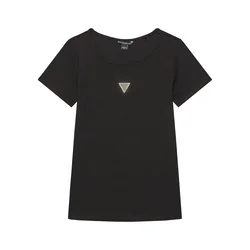 Guess Majica J5YP03 KB1O1 Črna Regular Fit