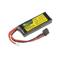 Electro River airsoft LiPo baterija 7.4V/950mAh 25/50c Dean