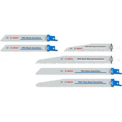 Bosch Set listova za ubodnu testeru za rušenje i demontažu 2607011820, 6 komada
