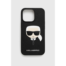 Maska za mobitel Karl Lagerfeld boja: crna