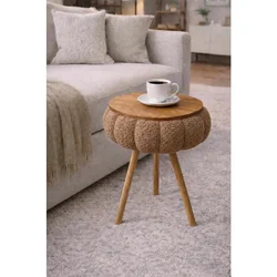 Hanah Home pomoćni sto Papatya Zgn, braon