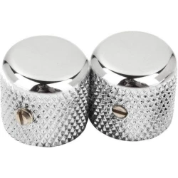 Fender Pure Vintage 52 Telecaster Knurled Knobs Chrome 2 Pack