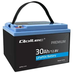 slomart Akumulator LiFePO4 12.8V, 30Ah, 384Wh z BMS