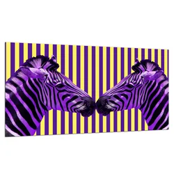shumee Steklena zaščitna plošča ZA štedilnik 90x52 zebra