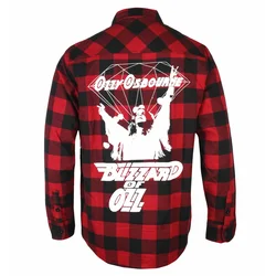 Moška srajca DIAMONDxOZZY OSBOURNE - Dark Idol - rdeča - B21DMTA202 RDEČA