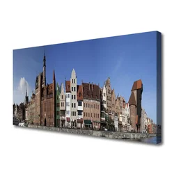 tulup.si Slika na platnu Mesto hiše 125x50 cm