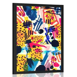 Plakat pop art abstrakcija - 40x60 black