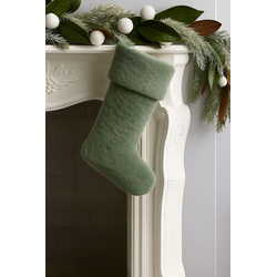 Aberto Design Novogodišnja ukrasna čarapa Pelush, Zelena