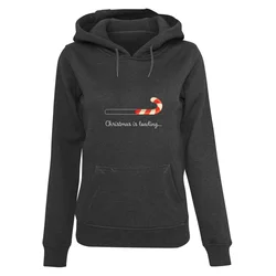Merchcode Majica Christmas Loading antracit/krvavo rdeča/bela