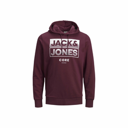 Jack & Jones Moški pulover Jcolee bordo